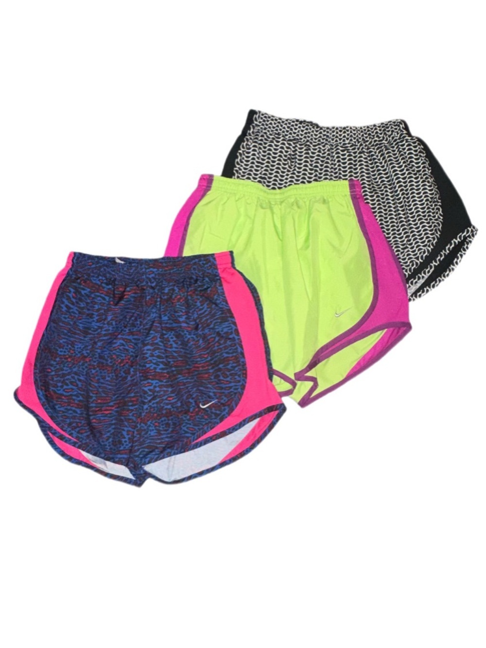 Nike Dri-Fit Women's Athletic Running Shorts Bundle Size Extra Small